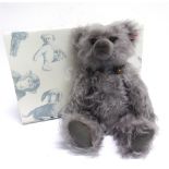 A STEIFF COLLECTOR'S TEDDY BEAR 'BELL BOY' (EAN 662997), grey, with growler, limited edition 1265/