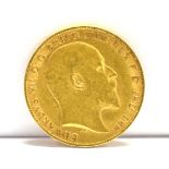 GREAT BRITAIN - GEORGE V (1910-1936), HALF-SOVEREIGN, 1910