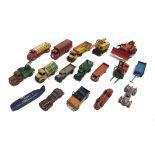 ASSORTED DINKY DIECAST MODEL VEHICLES circa 1940s-50s, variable condition, generally playworn, all