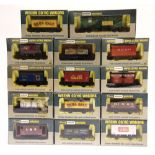 [OO GAUGE]. FOURTEEN ASSORTED WRENN WAGONS comprising Nos. W4311P; W4315P; W4318P; W4325P; W4635P;