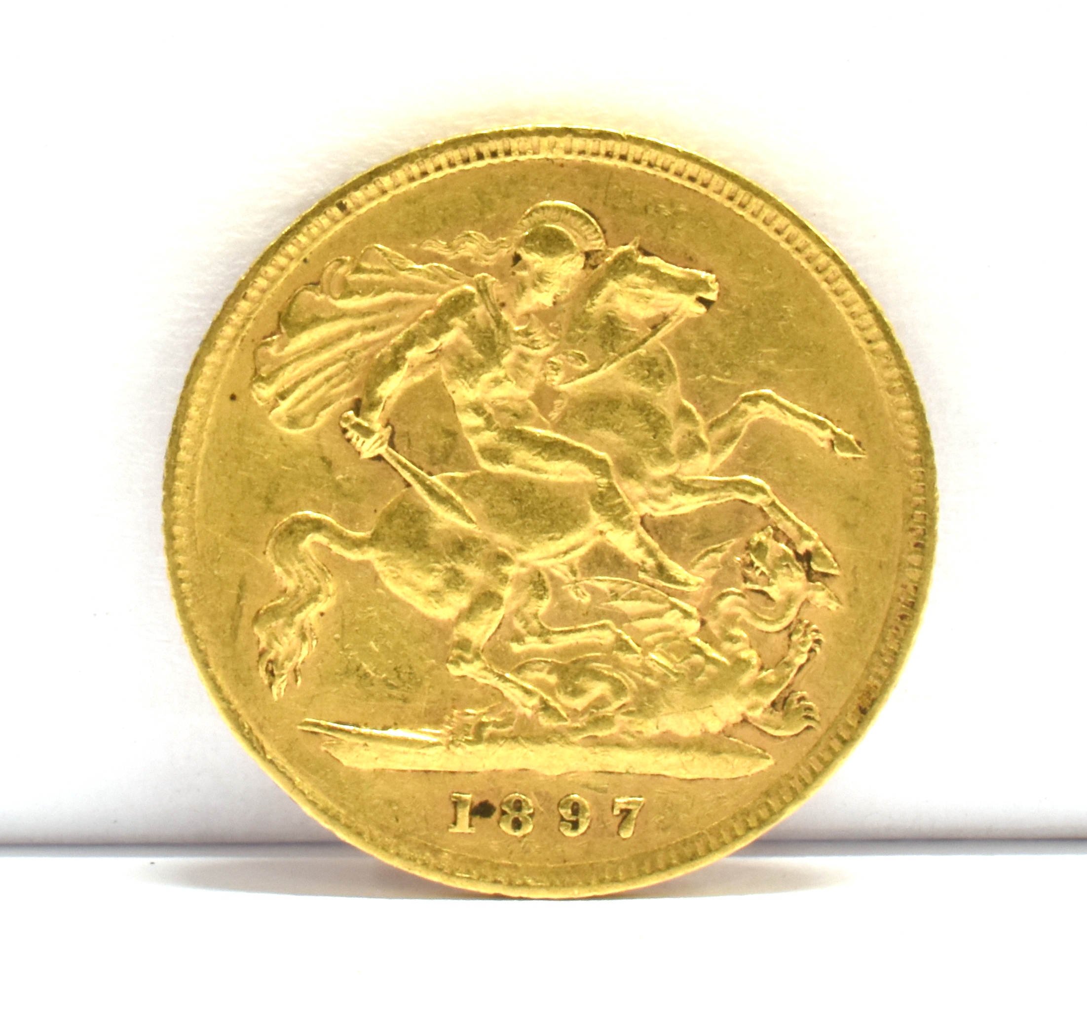 GREAT BRITAIN - VICTORIA (1837-1901), HALF-SOVEREIGN, 1897 - Image 2 of 2