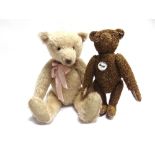 TWO STEIFF COLLECTOR'S TEDDY BEARS comprising 'Teddybear Appolonia Margarete', blond, limited