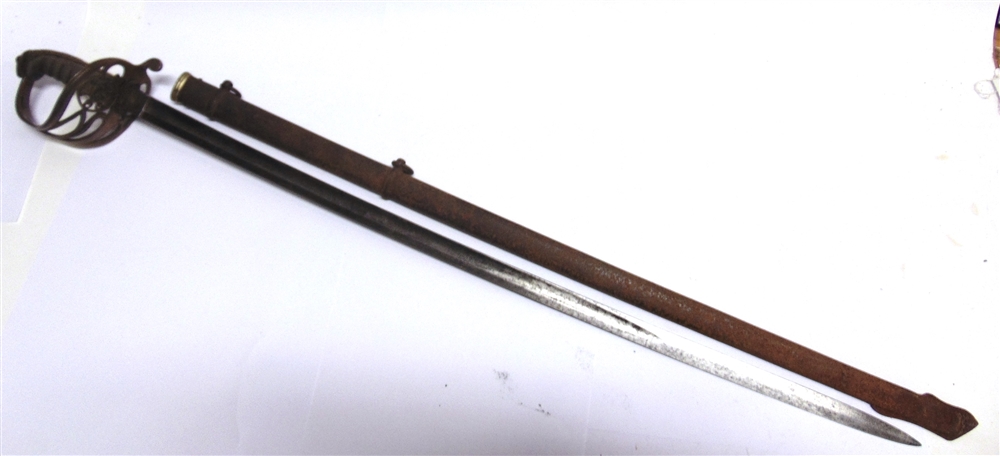 A VICTORIAN 1845 PATTERN INFANTRY OFFICER'S SWORD, BY PARKER & SMITH OF BRIGHTON the 33 inch ( - Image 3 of 3