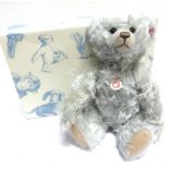 A STEIFF COLLECTOR'S TEDDY BEAR 'TEDDY BEAR ICE' (EAN 036842), light blue, with growler, limited