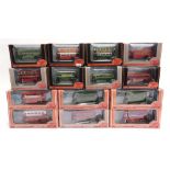 FOURTEEN 1/76 SCALE EXCLUSIVE FIRST EDITIONS MODEL BUSES in London Transport and Greenline liveries,