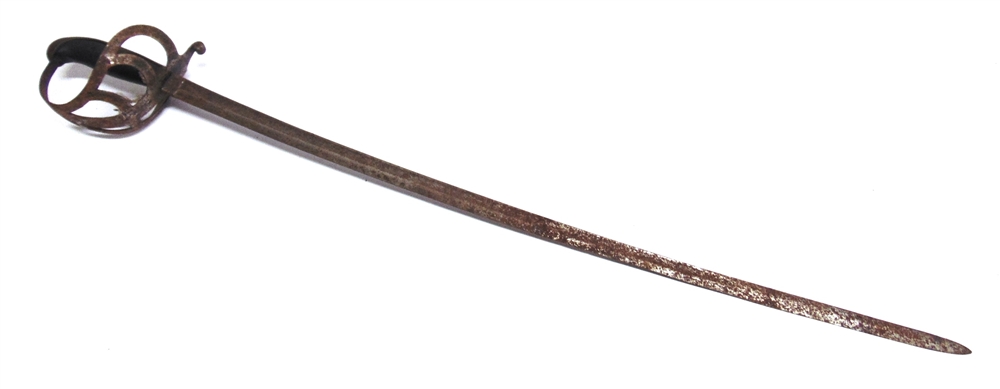 AN IMPERIAL GERMAN M1852 CAVALRY OFFICER'S SWORD of regulation pattern, with a 31 inch (79cm) - Image 2 of 2