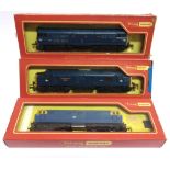 [OO GAUGE]. THREE B.R. DIESEL LOCOMOTIVES comprising a Tri-ang Hornby No.R357B, B.R. Class 31 A1A-