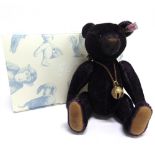 A STEIFF COLLECTOR'S TEDDY BEAR 'MONTY' (EAN 035739), aubergine tipped, with growler, limited