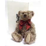 A STEIFF COLLECTOR'S TEDDY BEAR 'OLD BROWN BEAR' (EAN 662218), caramel tipped, with growler, limited