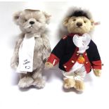 TWO STEIFF COLLECTOR'S TEDDY BEARS comprising 'Teddybar Graf Zeppelin', grey, limited edition 951/