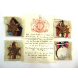 A SECOND WORLD WAR CASUALTY GROUP OF FOUR MEDALS, TO GUNNER C.T. INGRAM, ROYAL ARTILLERY