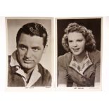 POSTCARDS - FILM STARS Approximately sixty-one real photographic portraits, including '