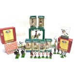 ASSORTED METAL & PLASTIC MODEL SOLDIERS including a Pomp & Circumstance Lifeguards Corporal of