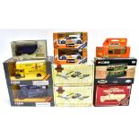 TEN ASSORTED DIECAST MODEL VEHICLES by Corgi (3) and others, each mint or near mint and boxed, (