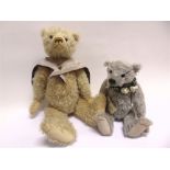 TWO PAM HOWELLS 'BEARS THAT ARE SPECIAL' ARTIST'S TEDDY BEARS the first pale gold, limited edition