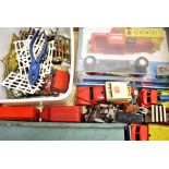 ASSORTED DIECAST, TINPLATE & PLASTIC TOYS by Dinky and others, including two boxed Ideal Motorific