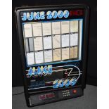 AN N.S.M. JUKE 2000 CD JUKEBOX with wall-mounting bracket, 92cm high.