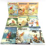 [CHILDRENS]. RUPERT Nine Rupert annuals, for 1960; 1969; 1970; 1971; 1972; 1974; 1975; & 1978 (