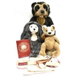 THREE CHARLIE BEARS COLLECTOR'S TEDDY BEARS & SOFT TOYS comprising 'Shades'; 'Bryony'; and '
