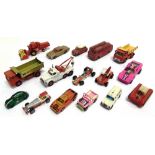 ASSORTED DIECAST & OTHER MODEL VEHICLES circa 1960s-70s, by Matchbox, Corgi and others, variable