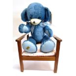 A MERRYTHOUGHT CHEEKY AZURE TEDDY BEAR limited edition 37/250, complete with swing tags, 62cm