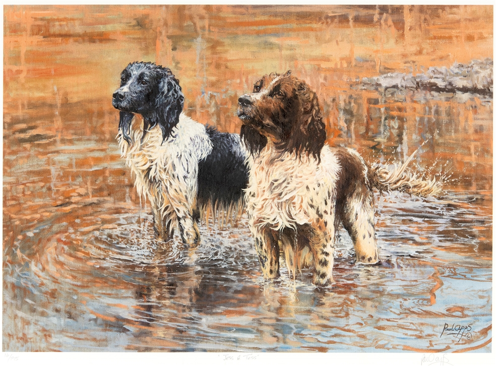 AFTER PAUL APPS 'Jess and Tess', a limited edition colour print, no. 16/195, titled, signed and