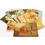 POSTCARDS - SPORTING Approximately fifty-two cards, of hunting, equestrian, game, fishing and