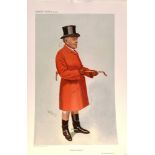 VANITY FAIR - FOX HUNTERS Worksop Manor (Sir John Robinson), supplement, 39.5cm x 26.5cm; A