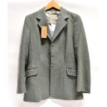 A LADIES 'SADDLE MASTER' TWEED JACKET size 38'