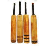 CRICKET - FOUR BATS comprising a Gunn & Moore 'Autograph'; Stuart Surridge 'Perfect'; and two