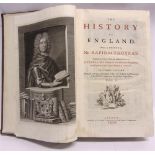 [HISTORY] Thoyras, Rapin de. The History of England, third edition, two volumes, for Knapton,