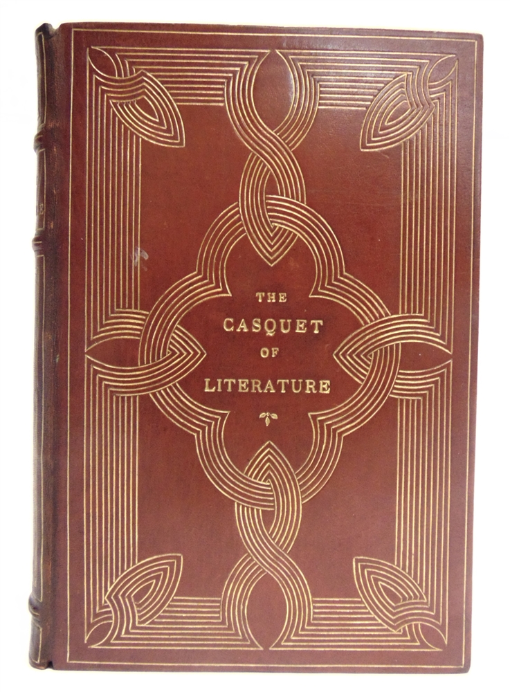 [CLASSIC LITERATURE]. FINE BINDING Gibbon, Charles, editor. The Casquet of Literature: being A