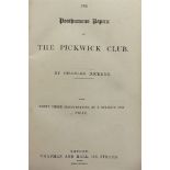 [CLASSIC LITERATURE] Dickens, Charles. The Posthumous Papers of the Pickwick Club, first edition