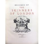 [HISTORY]. LONDON Lambert, John James, compiler & editor. Records of the Skinners of London,