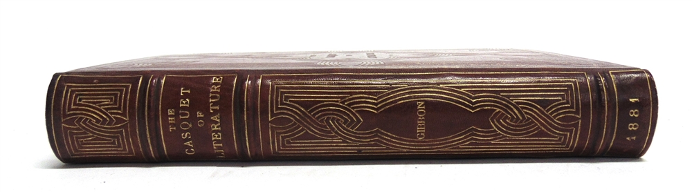 [CLASSIC LITERATURE]. FINE BINDING Gibbon, Charles, editor. The Casquet of Literature: being A - Image 5 of 6