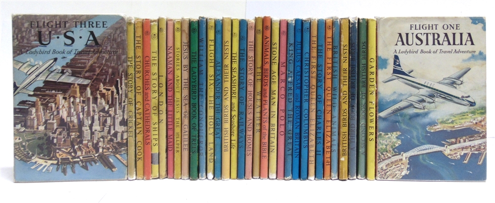 [CHILDRENS]. LADYBIRD BOOKS Thirty-three titles from the series, including Flight One: Australia,