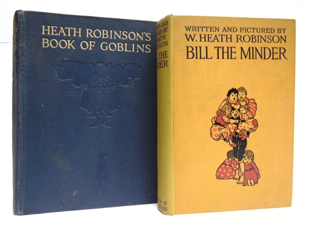 [CHILDRENS]. ILLUSTRATED Robinson, W. Heath. Bill the Minder, Hodder & Stoughton, London, no date,