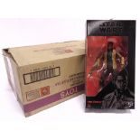 STAR WARS - A TRADE BOX OF SIX HASBRO 'STAR WARS - THE BLACK SERIES' 01 FINN (JAKKU) ACTION