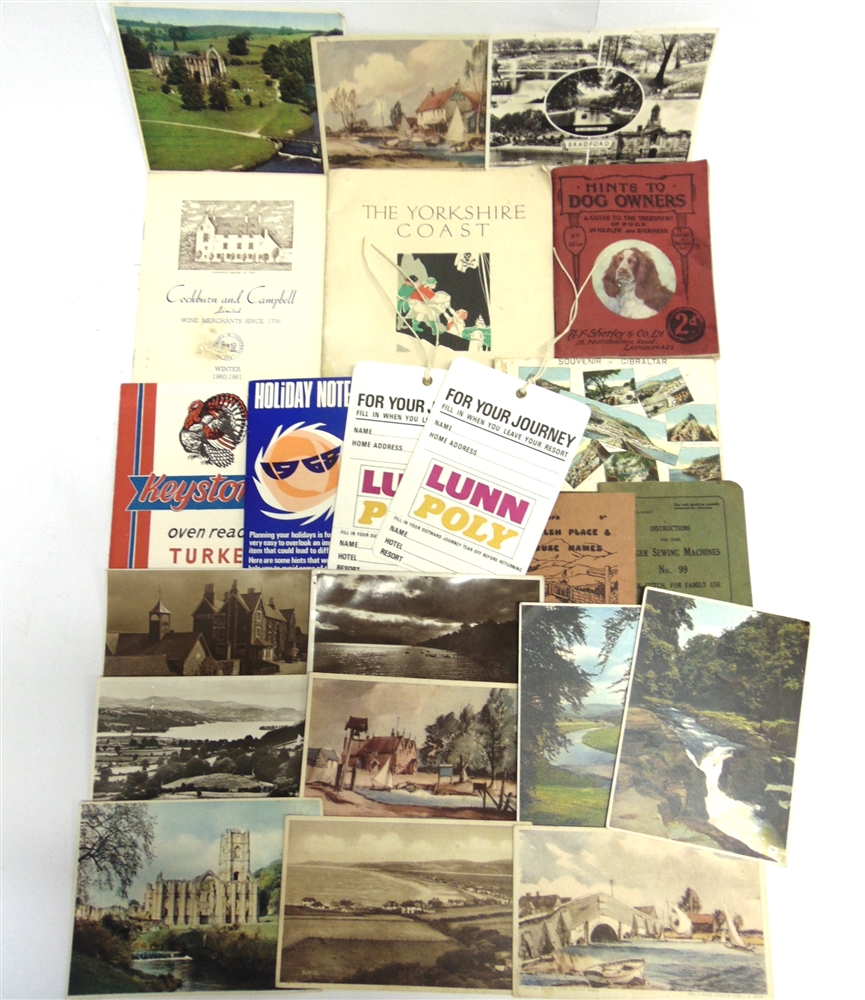 ASSORTED BOOKLETS & EPHEMERA including an L.N.E.R. guide to The Yorkshire Coast; and others of - Image 3 of 3