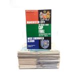 FOOTBALL - PROGRAMMES, MANCHESTER CITY Approximately 100 home programmes, circa 1966-72, including a