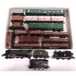[OO GAUGE]. A MISCELLANEOUS COLLECTION comprising three locomotives; one coach; and thirteen