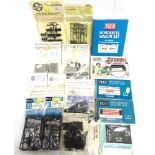 [OO GAUGE]. ASSORTED WAGON KITS AND ACCESSORIES by Peco, Ratio, Gem and others, each boxed or