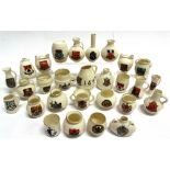 CRESTED CHINA - LONDON & MIDDLESEX Twenty-eight pieces of Goss china, with crests for Barnet (1);