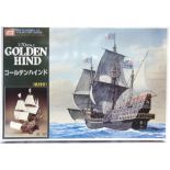 A 1/70 SCALE IMAI GOLDEN HIND SHIP UNMADE PLASTIC KIT the contents still bagged, boxed.