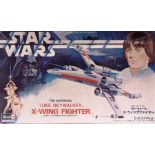 STAR WARS - A 1/72 SCALE REVELL TAKARA LUKE SKYWALKER X-WING FIGHTER UNMADE PLASTIC KIT the contents