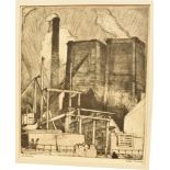 JOHN MACKAY (SCOTTISH, 1910-1998) 'Industry', engraving, titled lower left, signed lower right, 22.