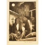 HUGH ROSS MACKEAN (SCOTTISH, EARLY-MID 20TH CENTURY) 'The Times', mezzotint, titled lower left,