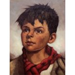 * MAYER (GERMAN SCHOOL, MID 20TH CENTURY) Portrait of a boy, oil on canvas, signed lower right, 30cm