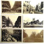 POSTCARDS - READING, BERKSHIRE Twelve real photographic views, comprising the Coronation Procession,