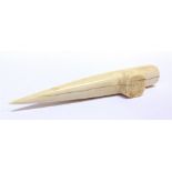 A MARINE IVORY SAILOR'S FID 12.5cm long.